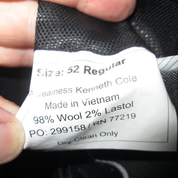 Suit, Men's, Jacket 52 R, Pants 40 R, with Pronto Uomo Shirt and Pocket Square - Picture 5 of 12